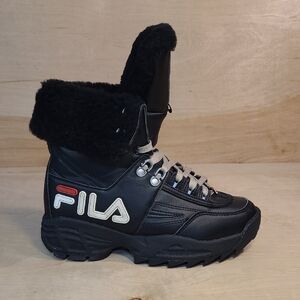 Fila Disruptor Shearling Fur Lined Winter Boots